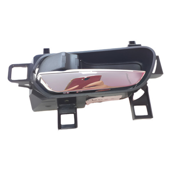 Maçaneta Interna Porta Traseira Esquerda Kicks 2020 Cx1036 Preto Traseira