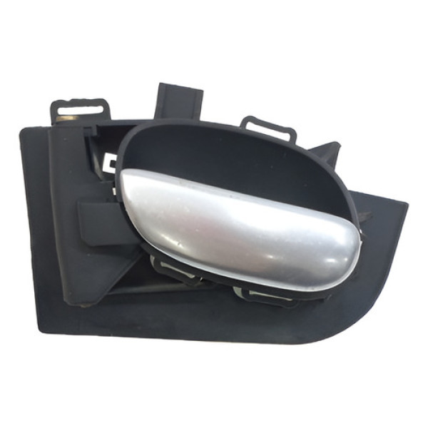 Maçaneta Interna Porta Traseira Esquerda 206 2008 Prata Traseira