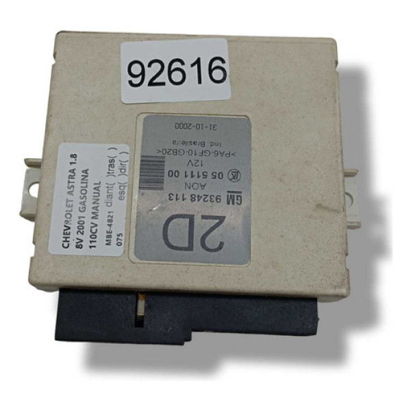 Módulo Conforto Chevrolet Astra 2001 93248113