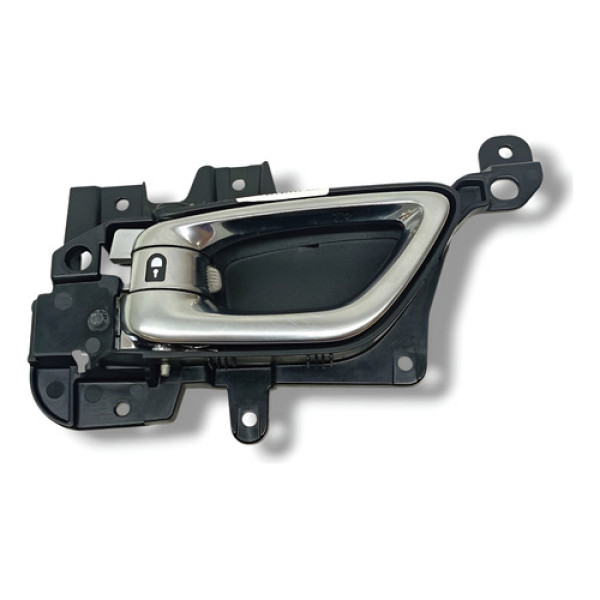 Maçaneta Interna Traseira Esquerda Jeep Compass 2020 2023 - Cinza - Traseira