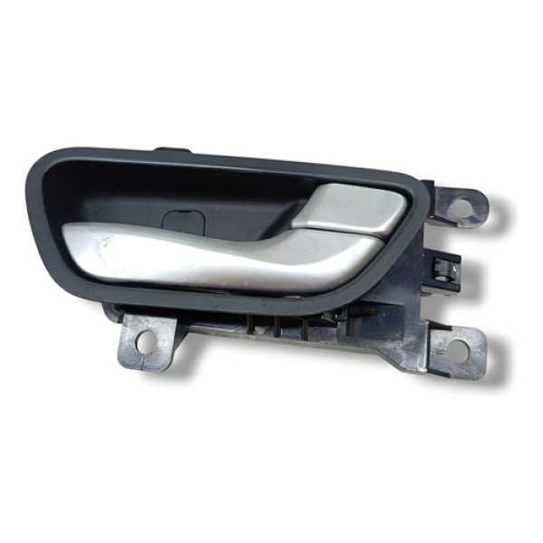 Maçaneta Interna Dianteira Direita Santa Fé 2013 Cx1462 Prata Dianteira