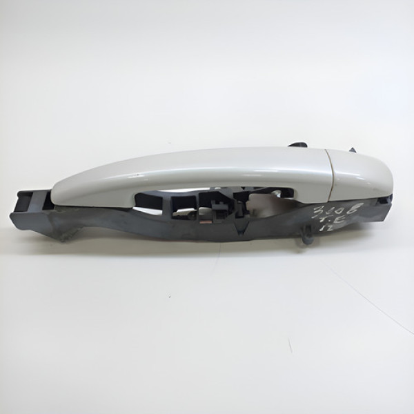 Maçaneta Externa Traseira Esquerda Peugeot 3008 2012  Branca Traseira