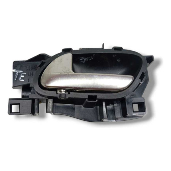 Maçaneta Interna Porta Traseira Esquerda 208 2023 Cx1570 Prateado Traseira