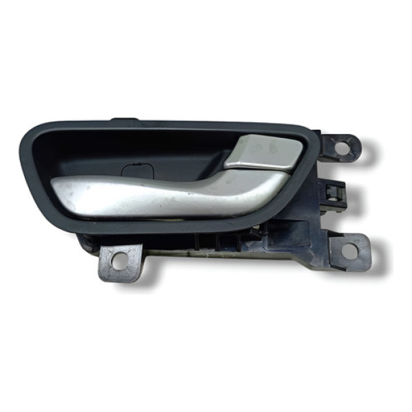 Maçaneta Interna Traseira Direita Santa Fé 2013 Cx1462 Prata Traseira