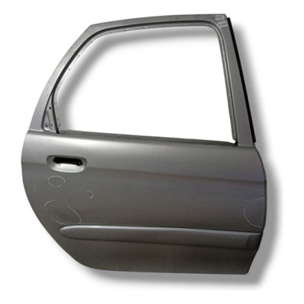 Porta Traseira Direita Citroen Xsara Picasso 2002 C/detalhe Traseira Direita Prateado