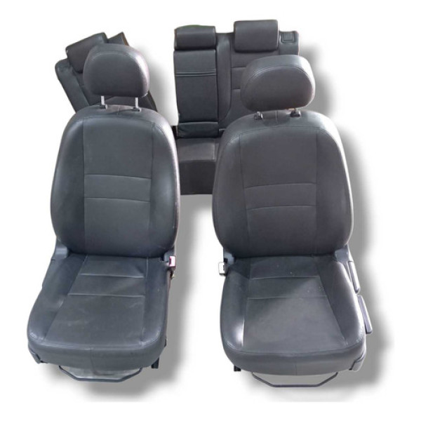 Jogo De Banco Couro Lifan X60 2013 2014 2015 2016 Preto