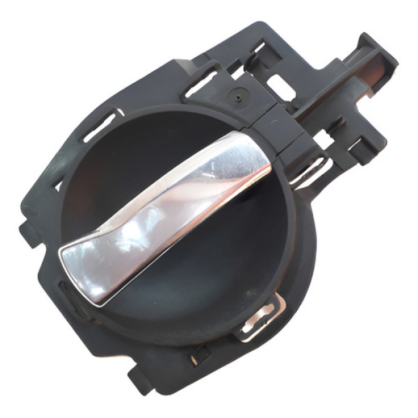 Maçaneta Interna Porta Diant. Esq. Citroen C3 2012 Cx2064 Cinza Dianteira