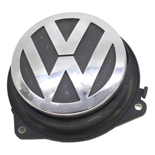 Maçaneta Emblema Tampa Traseira Vw Passat 2007  Prata Traseira