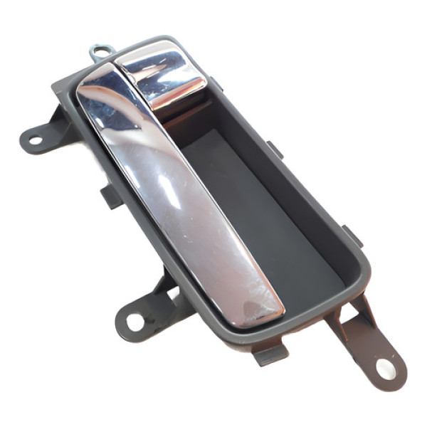 Maçaneta Interna Porta Traseira Esquerda Sentra 2010 Cx2065 Cinza Traseira