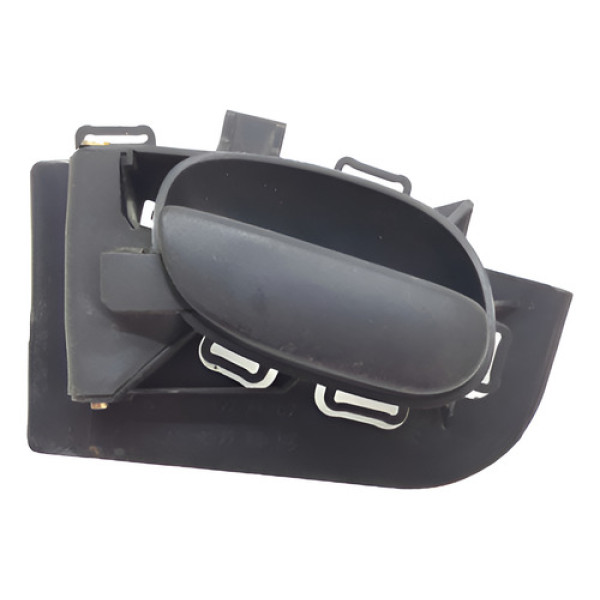 Maçaneta Interna Porta Esquerda Peugeot 407 2008  Preto Dianteira