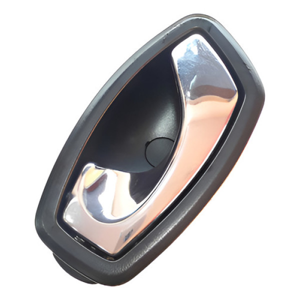 Maçaneta Interna Porta Dianteira Esquerda Captur 2018 Cx2047 Cinza Dianteira