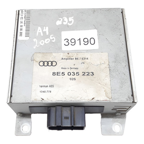 Módulo Amplificador Som Audi A4 8e5035223 Cx235  Cinza