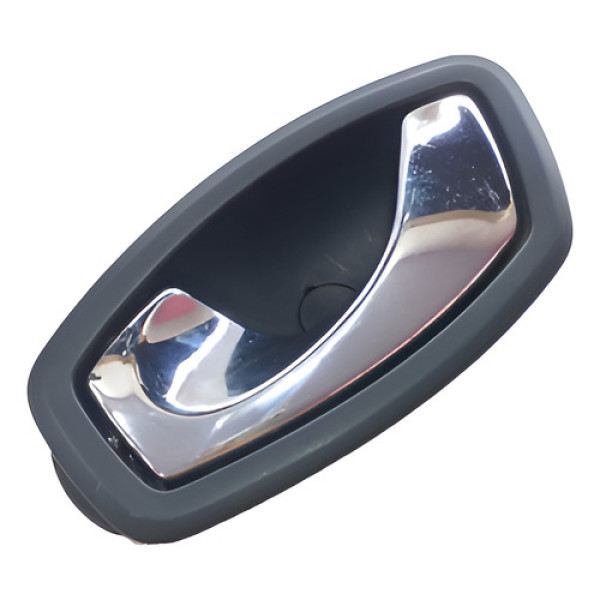 Maçaneta Interna Porta Traseira Esquerda Fluence 2014 Cx1011 Prateado Traseira