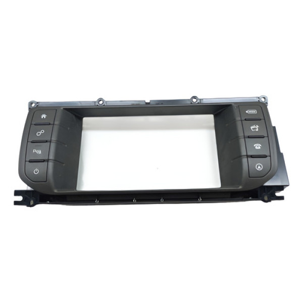 Moldura Comandos Multimídia Evoque 2017 Gj3219f211db Cx1889 Preto