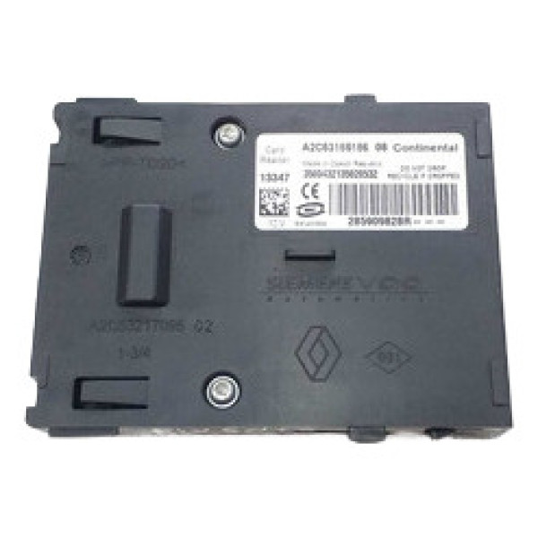 Leitor Chave Cartão Renault Fluence 2015 A2c53185186 Cx1007