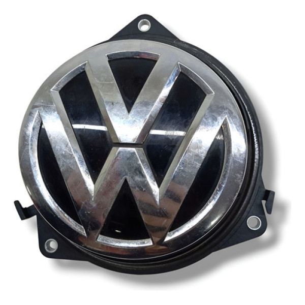 Maçaneta Emblema Tampa Traseira Vw Golf Fox 2014 2021 Preto Traseira