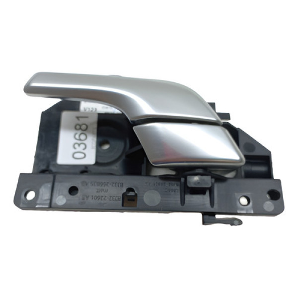 Maçaneta Interna Porta Dianteira Esquerda Evoque 2017 Prata Dianteira