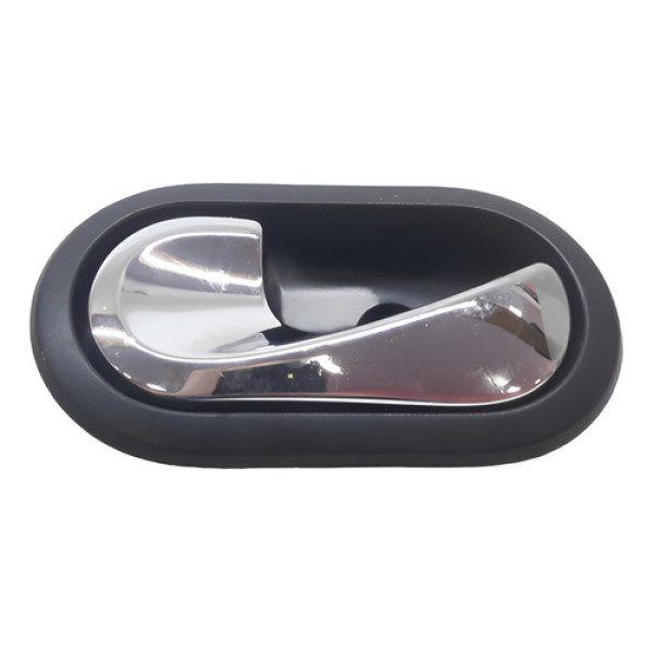 Maçaneta Interna Porta Traseira Esquerda Oroch 2020 Cx1047 Preto Traseira