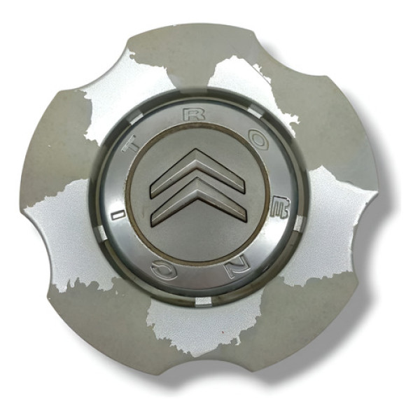 Calota Central Roda Citroen Picasso 2008 2009 2012 C/detalhe Cinza