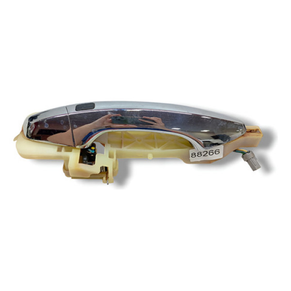 Maçaneta Externa Dianteira Direita Santa Fé 2013 Cx1462 Prata Dianteira