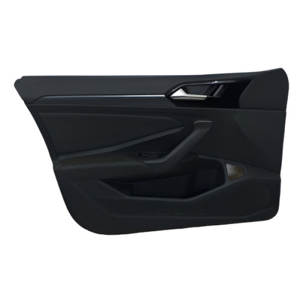 Forro Porta Dianteiro Esquerdo Vw Jetta Gli 2020 C/detalhe  Preto