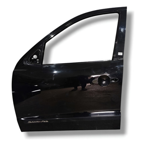 Porta Dianteira Esquerda Hyundai Santa Fé 2012  Dianteira Esquerda Preto