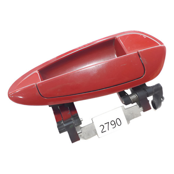 Maçaneta Externa Porta Traseira Direita Punto 2010 Cx2041 Vermelho Traseira