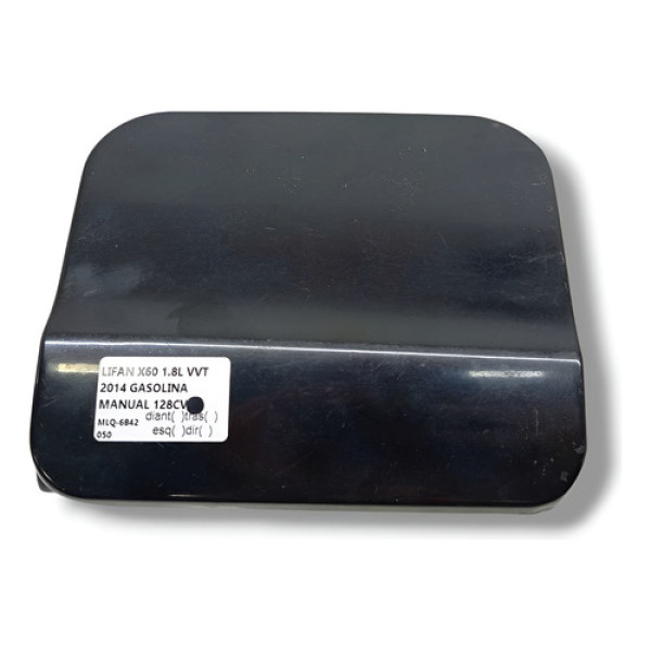 Portinhola Tanque Combustível Lifan X60 2014 2015 2016 2018 Preto 2014