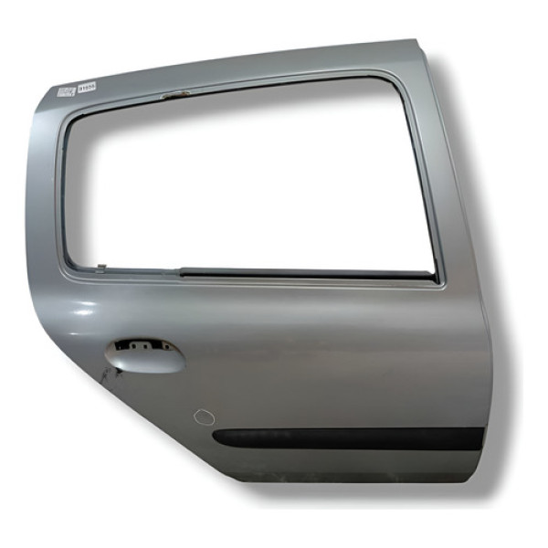 Porta Traseira Direita Renault Clio 2005 C/detalhe Traseira Direita Prateado