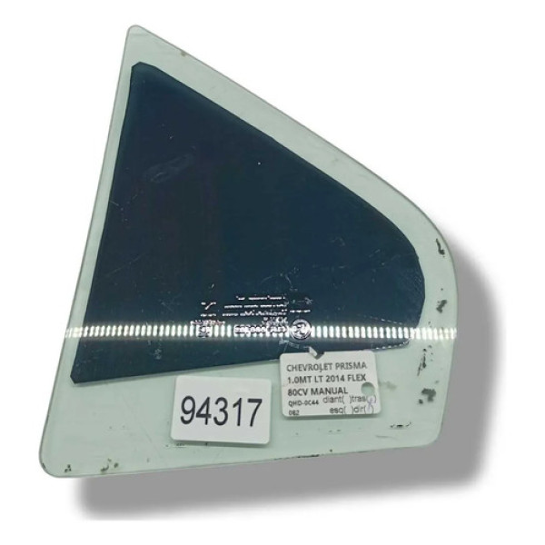 Vidro Fixo Traseiro Direito Chevrolet Prisma 2014 E443r00018