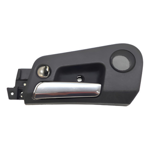 Maçaneta Interna Dianteira Esquerda Kyron 2007 Preto Dianteira