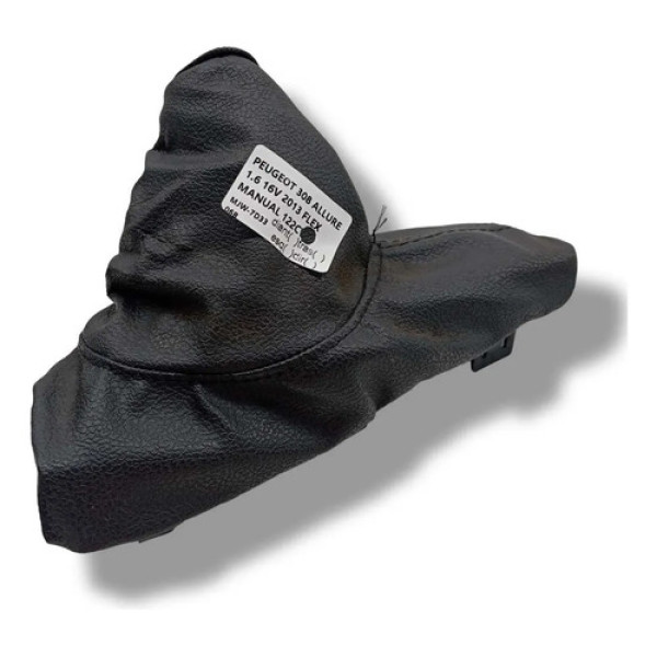 Coifa Alavanca Freio Mão Peugeot 308 Allure 2013 9681372680 Cinza