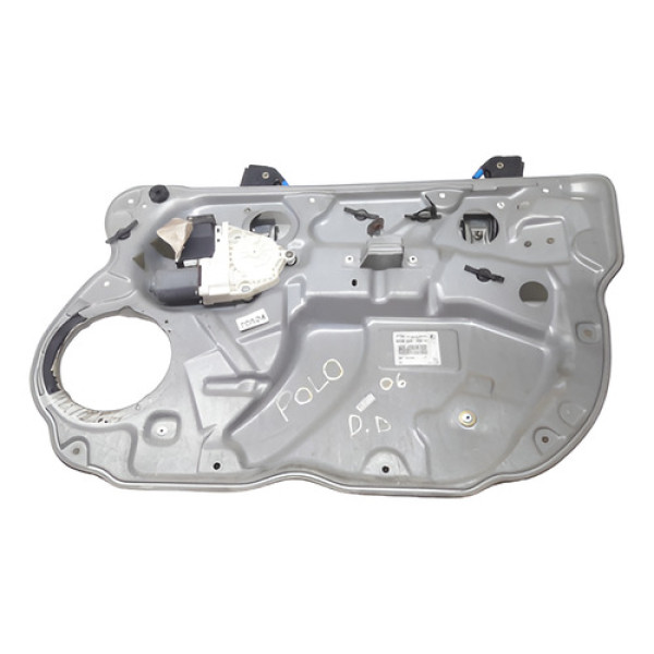 Máquina De Vidro Dianteira Direita Polo 2006 6qe837752 Lc346