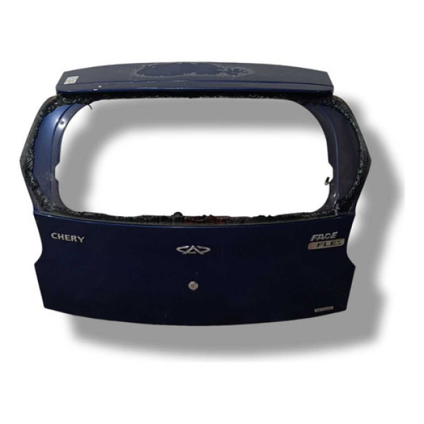 Tampa Traseira Porta Malas Chery Face 2011 C/detalhe Azul-escuro