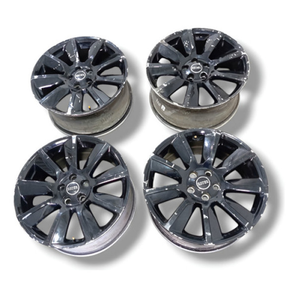 Jogo De Rodas De Liga R20 Range Rover Sport 2012 C/detalhes Preto