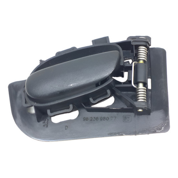 Maçaneta Porta Traseira Direita Peugeot 207 Sw 2009  Preto Traseira