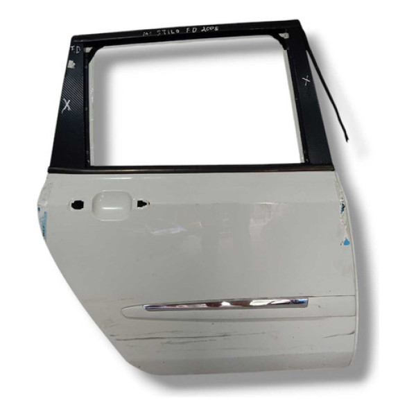 Porta Traseira Direita Fiat Stilo 2008 Traseira Direita Branco