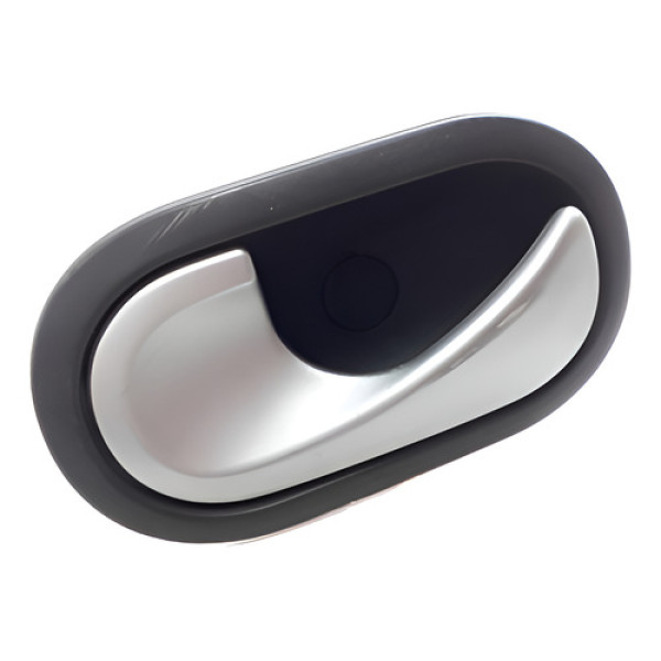 Maçaneta Interna Porta Traseira Esquerda Megane 2013 Cx2059 Cinza Traseira