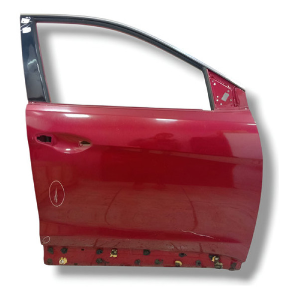 Porta Dianteira Direita Hyundai Santa Fé 2013 C/detalhe Dianteira Direita Vermelho