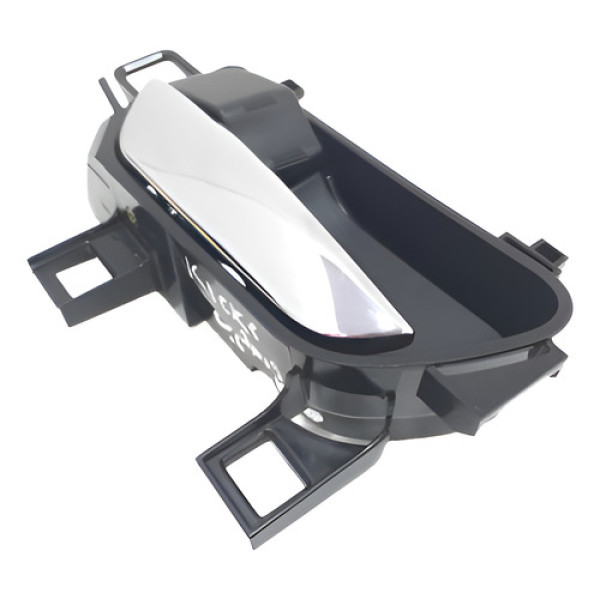 Maçaneta Interna Porta Dianteira Esquerda Kicks 2019 Cx1033 Cinza Dianteira