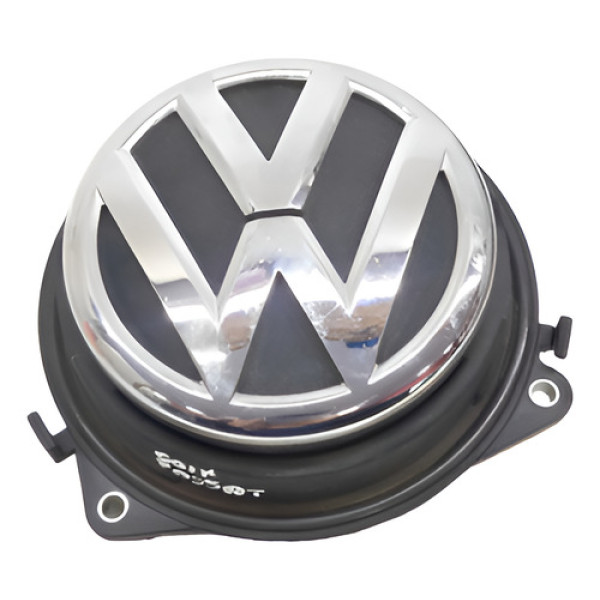 Maçaneta Emblema Tampa Traseira Passat 2009 3c5827469   Prata Traseira