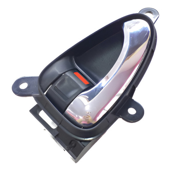 Maçaneta Interna Porta Traseira Esquerda Camry 2007 Cx1019 Prateado Traseira