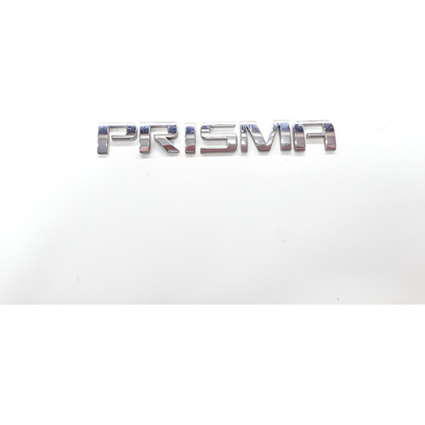 Emblema Letreiro Tampa Traseira Chevrolet Prisma 2015 Cx2045 Prata