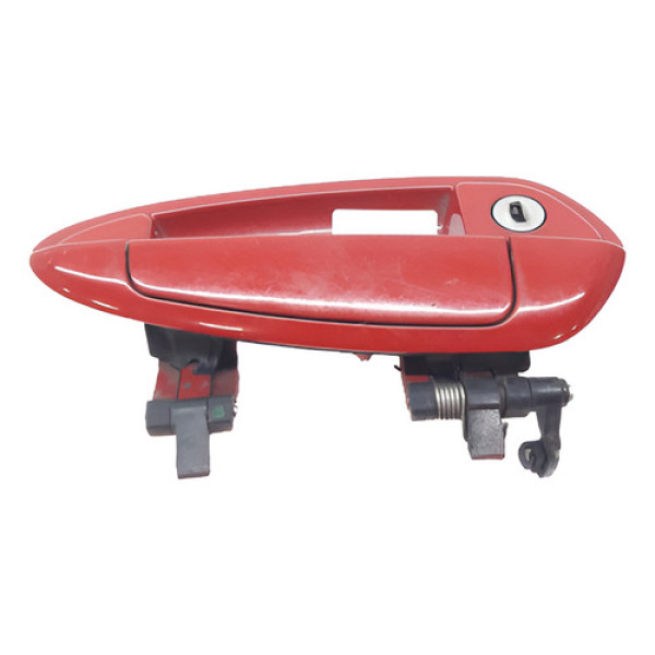 Maçaneta Externa Porta Dianteira Direita Punto 2010 Cx739 Vermelho Dianteira