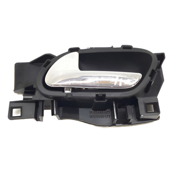 Maçaneta Interna Dianteira Esquerda Peugeot 3008 2012  Prata