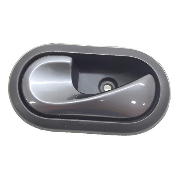 Maçaneta Interna Porta Dianteira Esquerda Sandero 2013  Preto Dianteira