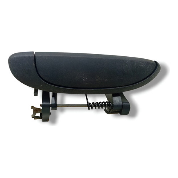 Maçaneta Traseira Esquerda Renault Clio 2003 2012 C/detalhe - Preto - Traseira