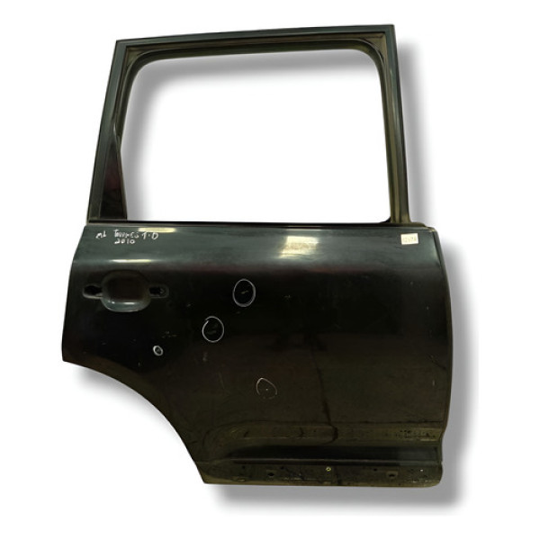 Porta Traseira Direita Vw Touareg 2010 C/detalhe Traseira Direito Preto